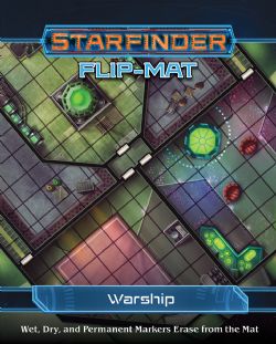 STARFINDER -  FLIP-MAT -WARSHIP -  FLIP-MAT