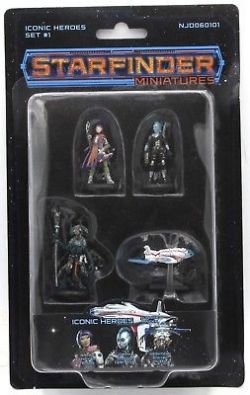 STARFINDER MINIATURES -  ICONIC HEROES SET #1