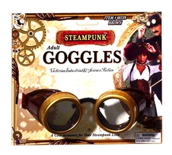 STEAMPUNK -  GOGGLES - BROWN AND COPPER