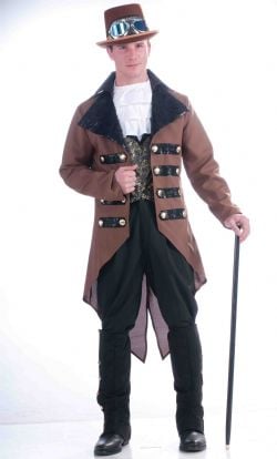 STEAMPUNK -  JACK COSTUME (ADULT - ONE SIZE)