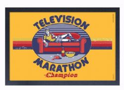 STEVEN RHODES -  TELEVISION MARATHON - FRAMED PICTURE(13