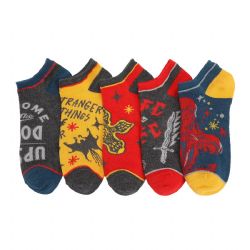 STRANGER THINGS -  5 PAIRS OF ICONS WOMEN ANKLE SOCKS