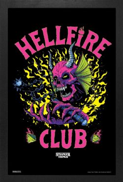 STRANGER THINGS -  NEON HELLFIRE CLUB - PICTURE FRAME (13