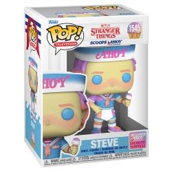 STRANGER THINGS -  POP! VINYL FIGURE OF STEVE (4 INCH) -  SCOOPS AHOY 1545