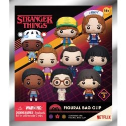 STRANGER THINGS -  RANDOM 3D FOAM BAG CLIP - SERIES 3