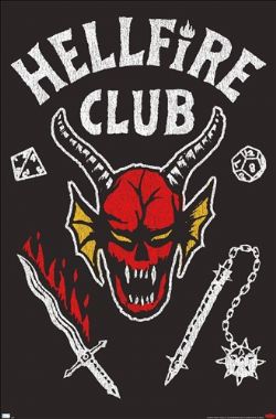 STRANGER THINGS -  SEASON 4 - HELLFIRE CLUB POSTER (22