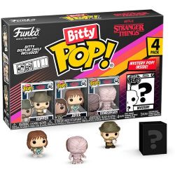 STRANGER THINGS -  TINY POP! STRANGER THINGS PACK OF 4 (HOPPER, JOYCE, DEMOGORGON AND MYSTERY) -  BITTY POP!