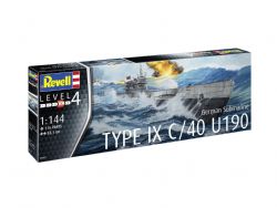 SUBMARINE -  GERMAN SUBMARINE TYPE IX C/40 U190 - 1/144 -  REVELL 05167