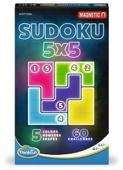 SUDOKU -  5X5 MAGNETIC TRAVEL PUZZLE (ENGLISH V.)