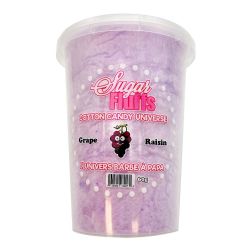 SUGAR FLUFFS -  GRAPE COTTON CANDY (18 OZ)