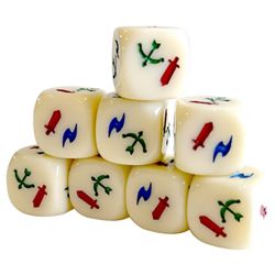 SUMMONER WARS - 2ND EDITION -  PREMIUM DICE (8) 2ND EDITION