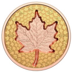SUPER INCUSE GML -  SUPER INCUSE 2-OZ GOLD MAPLE LEAF (GML) -  2022 CANADIAN COINS 02