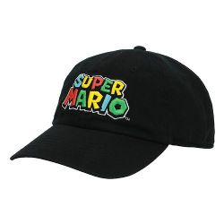 SUPER MARIO -  DAD CAP - BLACK