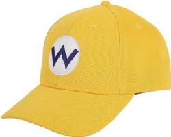 SUPER MARIO -  EMBROIDERED WARIO LOGO BASEBALL CAP