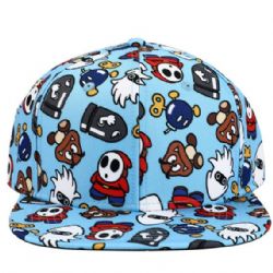 SUPER MARIO -  ENEMY SUB BLUE SNAPBACK
