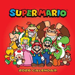 SUPER MARIO -  OFFICIAL 2026 CALENDAR -  MARIO ET SES AMIS