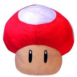 SUPER MARIO -  RED MUSHROOM PLUSH (15