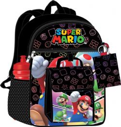 SUPER MARIO -  YOUTH 5 PIECES BACKPACK SET