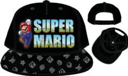 SUPER MARIO -  YOUTH BLACK CAP