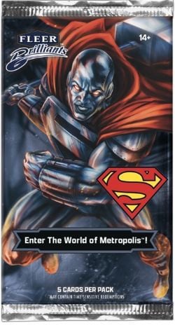 SUPERMAN -  FLEER BRILLIANTS SUPERMAN - MEGA (P5/B14)