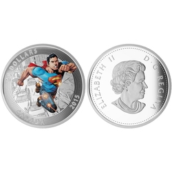 SUPERMAN -  ICONIC SUPERMAN COMIC BOOK COVERS : ACTION COMICS #1 (2011) -  2015 CANADIAN COINS