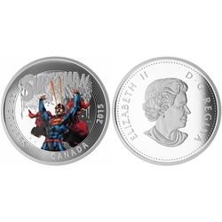 SUPERMAN -  ICONIC SUPERMAN COMIC BOOK COVERS : SUPERMAN #28 (2014) -  2015 CANADIAN COINS