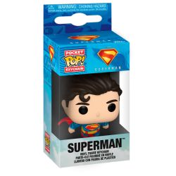 SUPERMAN -  POP!VINYL KEYCHAIN FIGURE OF SUPERMAN -  SUPERMAN THE MOVIE 2025