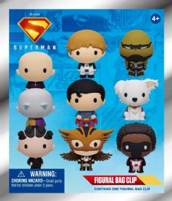 SUPERMAN -  RANDOM 3D FOAM BAG CLIP -  SUPERMAN THE MOVIE 2025