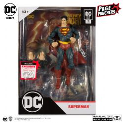 SUPERMAN -  SUPERMAN FIGURE - WITH BLACK ADAM COMIC - DC DIRECT -  MCFARLANE TOYS