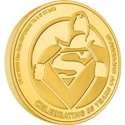 SUPERMAN -  SUPERMAN™ 85TH ANNIVERSARY (IN GOLD) -  2023 NEW ZEALAND COINS