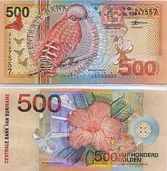 SURINAME -  500 GULDEN 2000