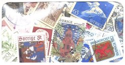 SWEDEN -  100 ASSORTED STAMPS - SWEDEN