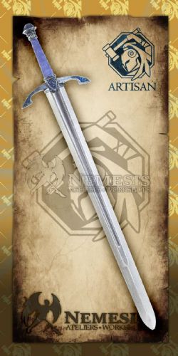 SWORDS -  GEM TRAITS SWORD - SAPHIR - STEEL - CHIPPED (40