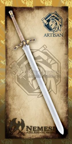 SWORDS -  NOBLE SWORD - WOOD AND LEATHER - BRONZE - NORMAL (44