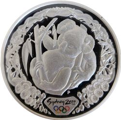 SYDNEY OLYMPICS -  KOALA & RED FLOWERING GUM -  2000 AUSTRALIA COINS