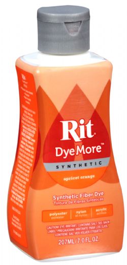 SYNTHETIC HAIR DYE -  RIT DYEMORE SYNTHETIC - APRICOT ORANGE