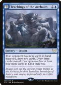 Strixhaven: School of Mages Promos -  Teachings of the Archaics