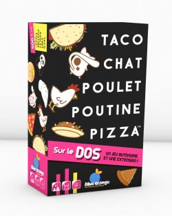 TACO CHAT POULET POUTINE PIZZA SUR LE DOS (FRENCH)