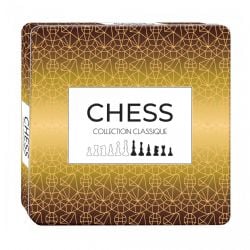 TACTIC -  DELUXE CHESS TIN (MULTILINGUAL) -  CLASSIC COLLECTION