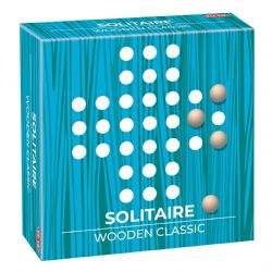 TACTIC -  SOLITAIRE (MULTILINGUAL) -  WOODEN CLASSIC