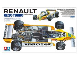 TAMIYA -  1/12 - RENAULT RE-20 TURBO WITH PHOTO-ETCHED PARTS -  BIG SCALES SERIES 12033