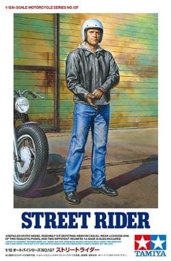 TAMIYA -  1/12 - STREET RIDER -  MODEL FIGURE KIT 14137