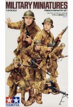 TAMIYA -  1/35 - FRENCH INFANTRY SET (EASY) 35288
