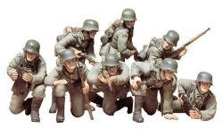 TAMIYA -  1/35 - GERMAN PANZER GRENADIERS SET (CHALLENGING) 35061