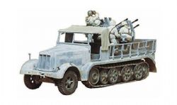 TAMIYA -  1/35- TANK 8TON SEMITRACK 20MM FLAKVIERLING SD.KFZ 7/1 (CHALLENGING) 35050