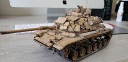 TAMIYA -  1/35 - TANK M60A1 W/REACTIVE ARMOR U.S.MARINE 35157