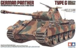 TAMIYA -  1/35 - TANK PANTHER AUSF.D SD.KFZ.171 TYPE G EARLY VERSION GERMAN 35170