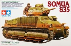 TAMIYA -  1/35 - TANK SOMUA S35 FRENCH 35344