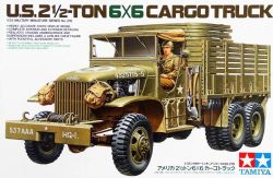 TAMIYA -  1/35 - U.S. 2 1/2-TON 6X6 CARGO TRUCK MILITARY 35218