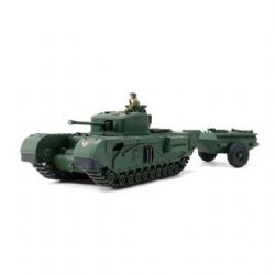 TAMIYA -  1/48 - TANK CHURCHILL MK.VII CROCODILE BRITISH (CHALLENGING) 32594
